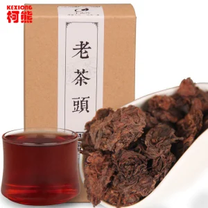 China puer tea ripe tea 10 yrs old Pu-erh tree nature golden bud fully fermented