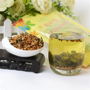 Premium Brown Rice Green Tea Genmaicha Sencha with The Rice High Quality 100g