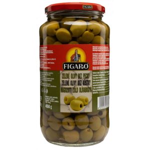 Green olives pitted (glass) - 920 g