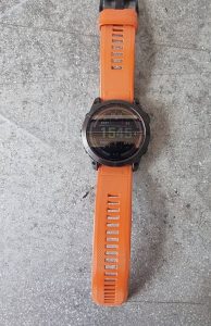 Garmin Fenix ​​7X Sapphire Solar Titanium DLC GPS Sporter!