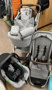 ABC Design Salsa 4 Set Graphite Gray multifunctional 3in1 stroller