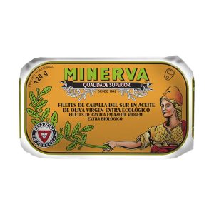 Mackerel fillets in organic extra virgin olive oil Minerva 120g