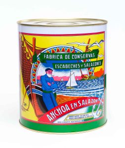 Cantabrian anchovies in salt 10/12 kg