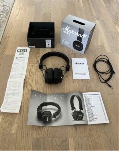 Wireless headphones Marshall major IV BT Black