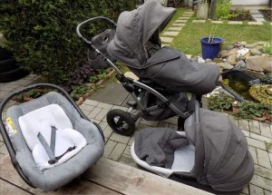 stroller TAKO LARET triple combination