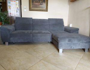 XXX Lutz corner sofa can be made into a very gentle bed