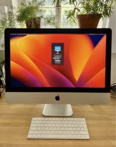 iMac 21,5 2017 3,6 GHz i7 1TB SSD 64GB RAM, Radeon