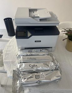 Xerox C235 printer with original cartridges for sale!