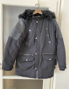 Black Men's Winter Parka Jacket