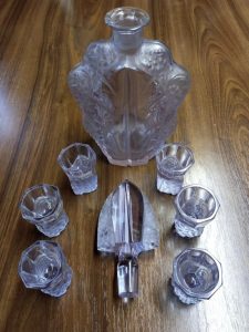 Carafe + glasses for sale -