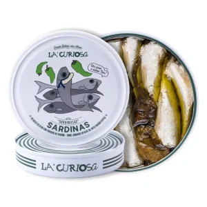 La Curiosa- Small Sardines In Olive Oil with Padron Pepper