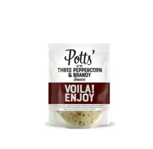 Potts' Three Peppercorn with Brandy Sauce 250g