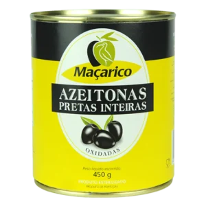 Maçarico Whole Black Olives Can