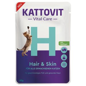 Kattovit Vital Care Hair and Skin Pouches with Poultry