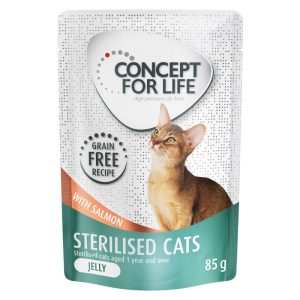 Concept for Life Sterilised Cats Salmon Grain-Free - in Jelly