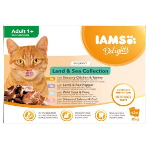 IAMS Delights Adult – Land & Sea Collection