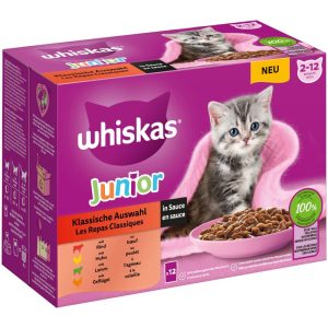 Whiskas Junior Pouches 12 x 85g