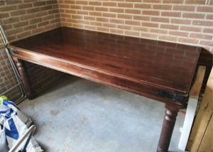 teak dining table 195x94 cm Dutch furniture