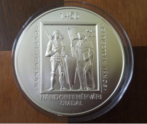 550th anniversary of the victory of Nándorfehérvár 5000 HUF silver coin 2006