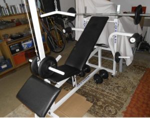 Power & KO multifunctional fitness machine that takes up little space!