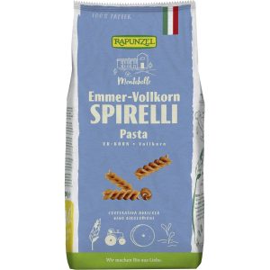 Organic Whole Grain Emmer Pasta - Spirelli - 500g