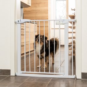 TIAKI White Dog Gate with 7 cm Extension