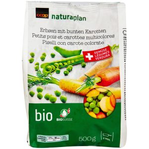 Naturaplan Organic Frozen Green Peas & Carrots - 500 g