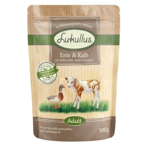 Lukullus Natural Grain-free Pouches 6 x 300g