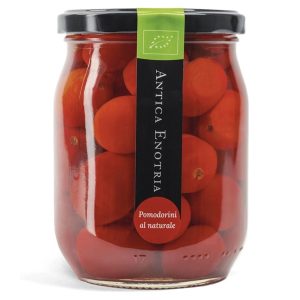 Organic Raw Cherry Tomatoes in a Glass - 580ml