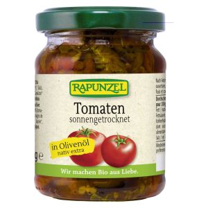 Organic Dried Tomatoes in Olive Oil - 120g