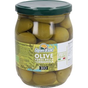 Organic Green Olives 