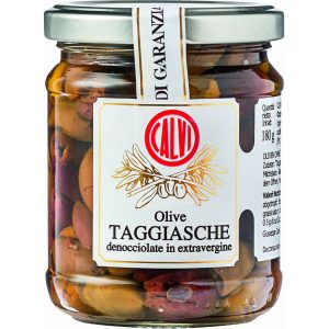 Pitted Taggiasca Olives in Extra Virgin Olive Oil - 180g