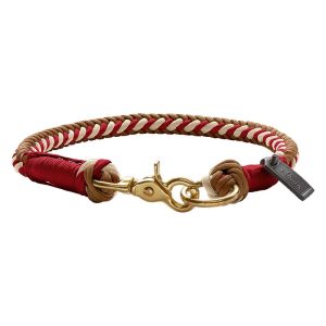 HUNTER Tinnum Dog Collar – Red/Beige