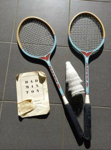 Badminton rackets in 1984