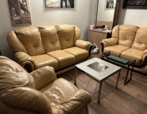 Leather set, sofa