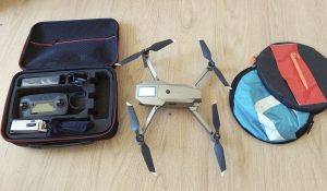 DJI Platinum Mavic Pro tartalék akksival, táskával