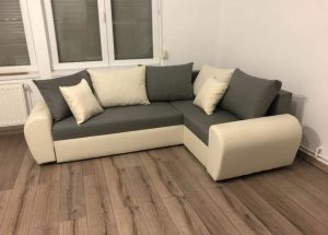 A sofa set with a bed function in excellent condition is for sale