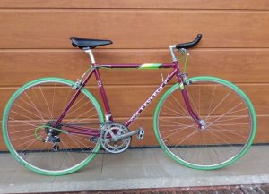 Peugeot road bike rebuilt in urban commuter style for sale