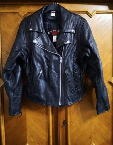 New condition Women's Paragon genuine leather motorcycle jacket M