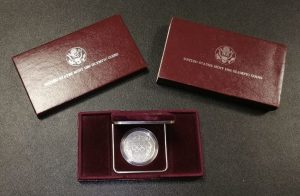 SILVER DOLLAR, 1988, OLYMPIC GAMES, USA