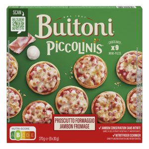 Buitoni Piccolinis Prosciutto Formaggio Pizza 9-pack - 270 g