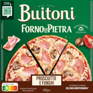 Buitoni Pizza Forno di Pietra Prosciutto & Funghi - 340 g