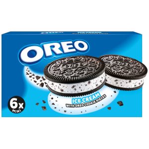 Oreo Mini Ice Cream Cookie Sandwiches 6x55ml - 330 ml