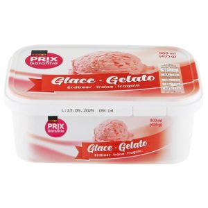 Prix Garantie Strawberry Ice Cream tub - 900 ml