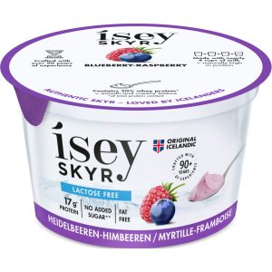 Isey Skyr Blueberry & Raspberry lactose-free - 170 g