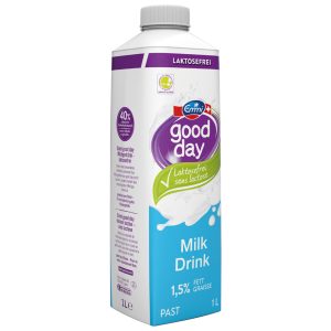 Emmi good day pasteurised Lactose Free Drink 1.5% Fat - 1 l