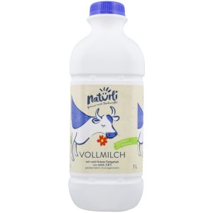 Natürli Fresh Pasteurized Whole Milk 3.8% Fat - 1 l