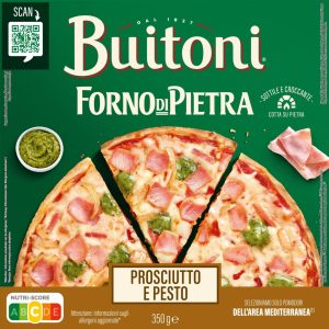 Buitoni Forno di Pietra Prosciutto e Pesto - 350 g