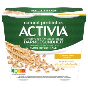 Activia probiotic cereal yoghurt 4x115g