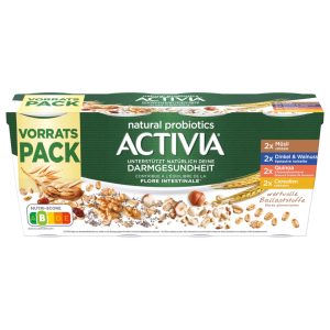 Activia probiotic mixed cereal yoghurt economy pack 8x115g